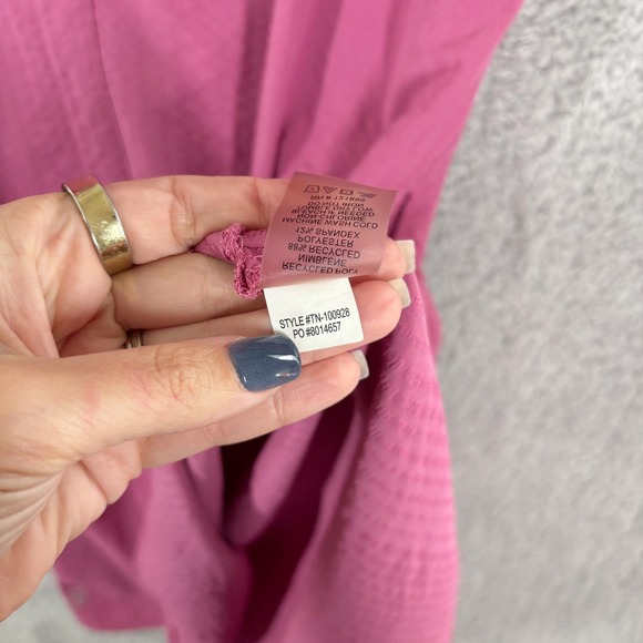 Title Nine Speed Racer Athletic Tunic Dress Size XL Pink Sleeveless Pockets - Picture 7 of 8